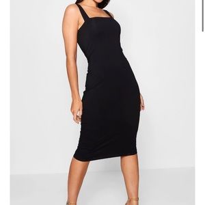 Maroon bodycon Boohoo dress!